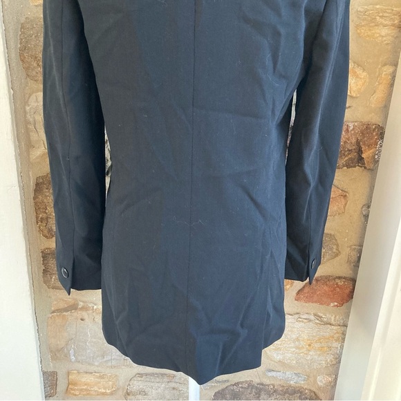 MaxMara Virgin Wool Single Breasted Open Blazer Jacket Womens 6 - Picture 10 of 13